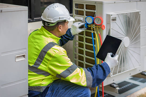 Professional Hvac technician working in Albion, MI